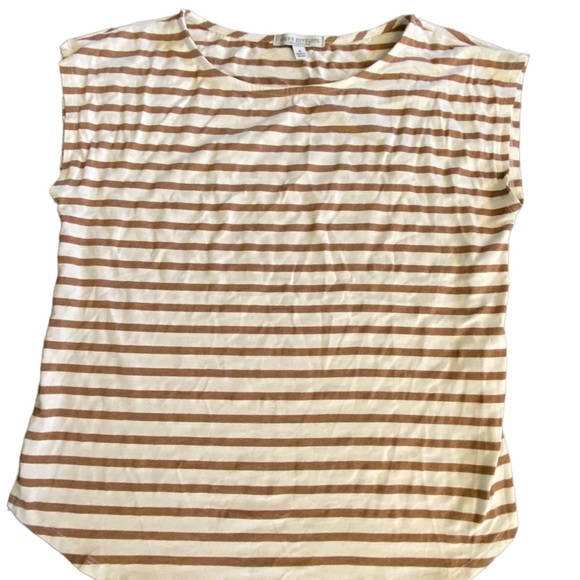 {Green Envelope} Short Sleeve Striped Shirt - Picture 2 of 7